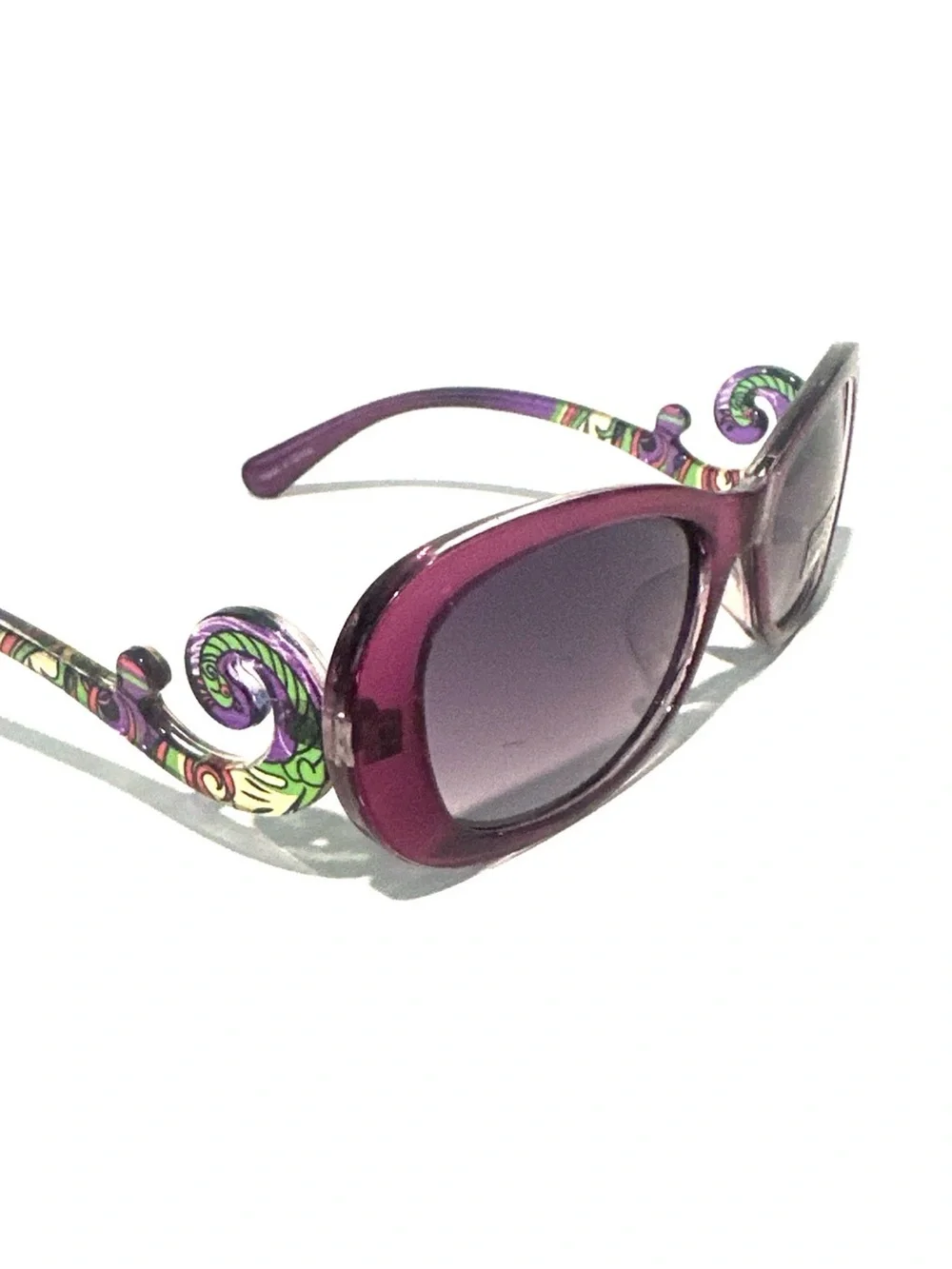 Purple Women’s Fashion Baroque Sunglasses